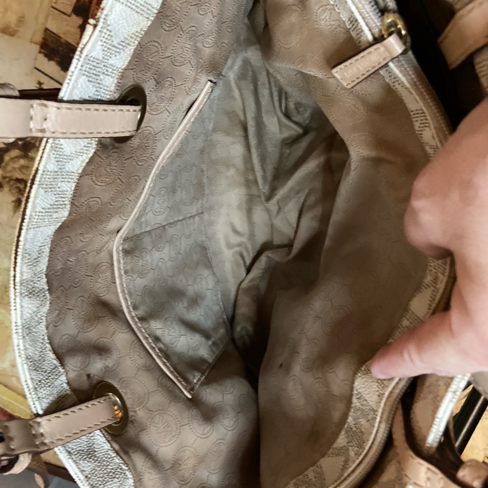 MK MICHAEL KORS Jet set 12x11 tote satchel SHOULDERBag - Picture 4 of 11